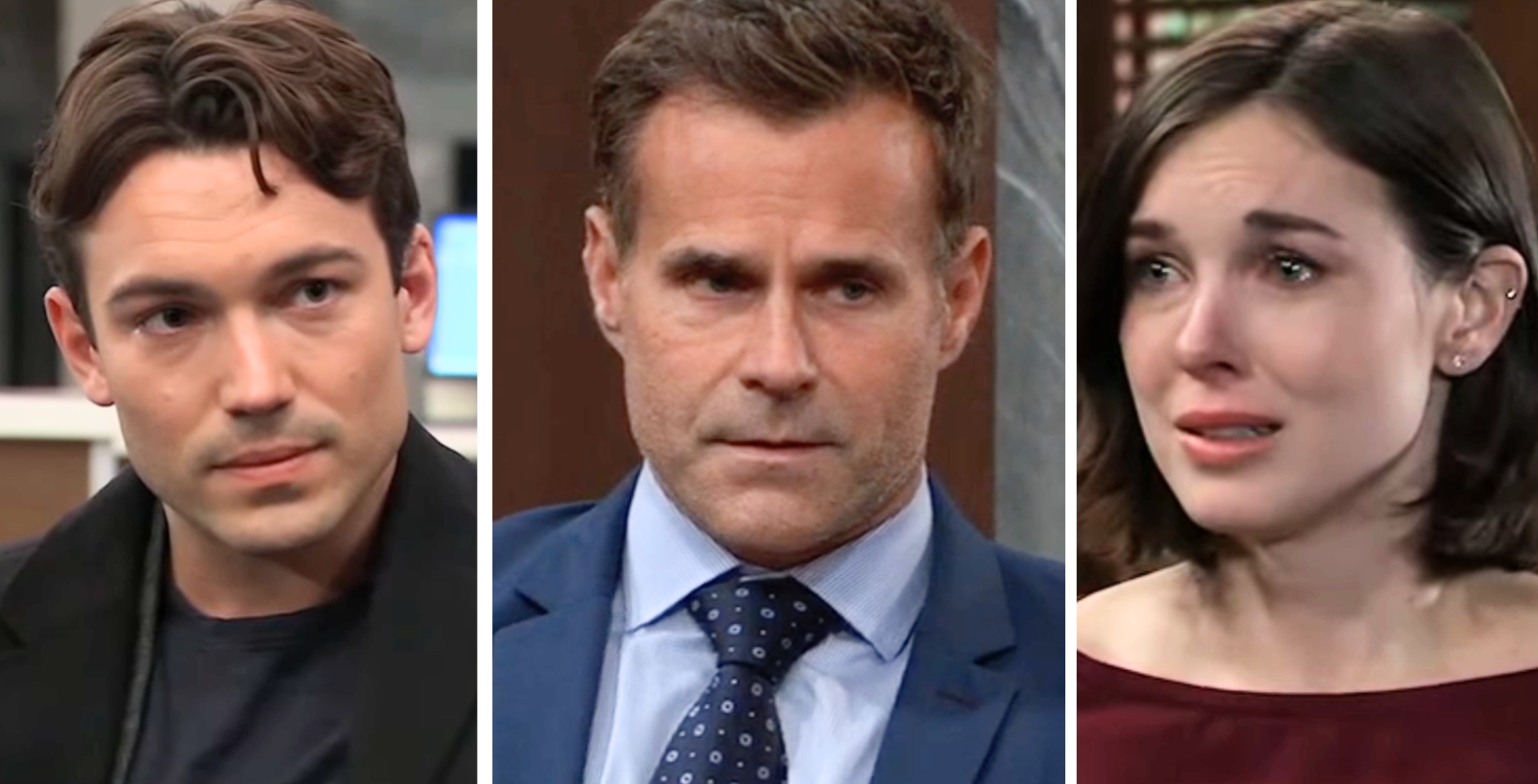 General Hospital's Michael, Drew, and Willow.