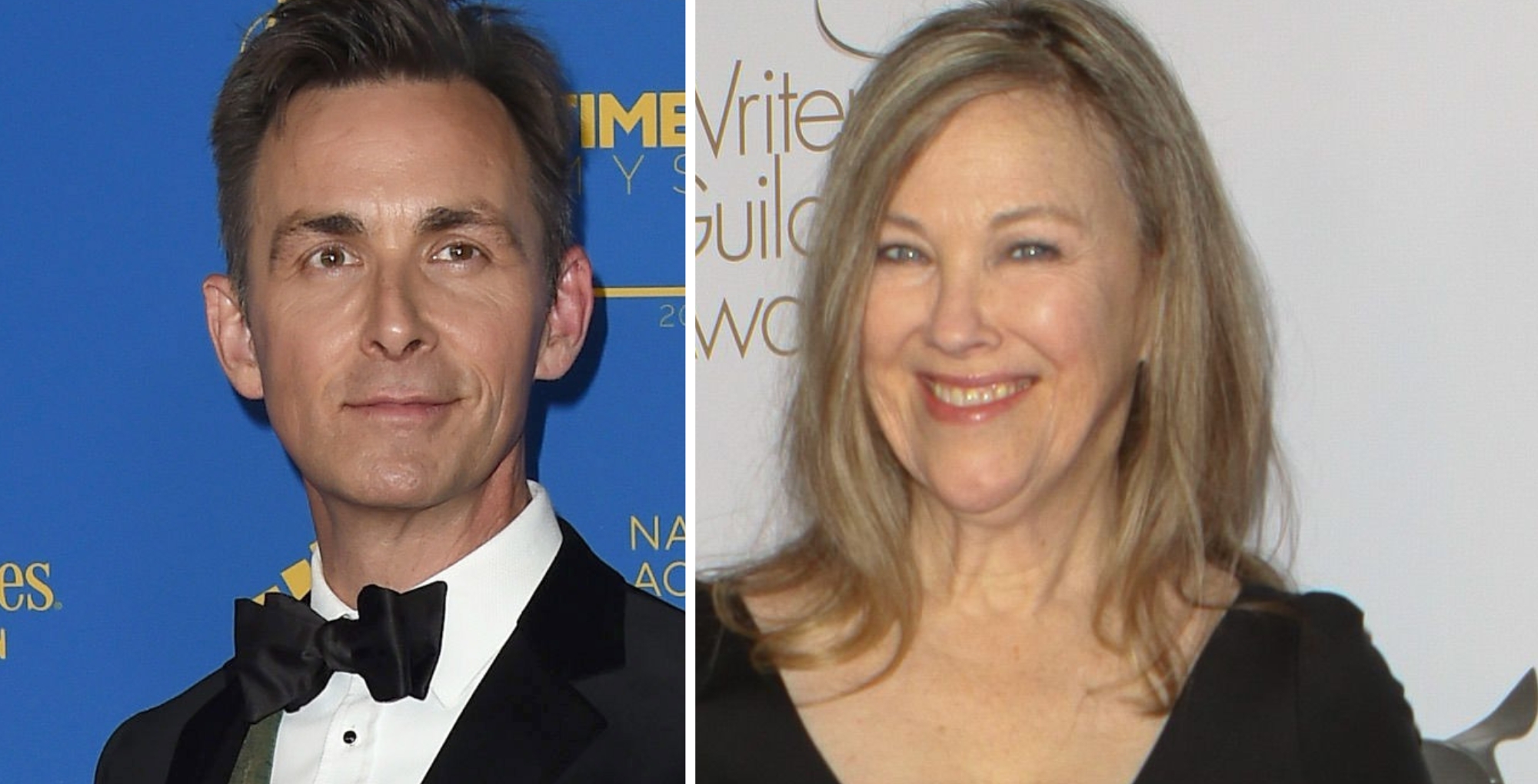 James Patrick Stuart and Catherine O'Hara worked together.