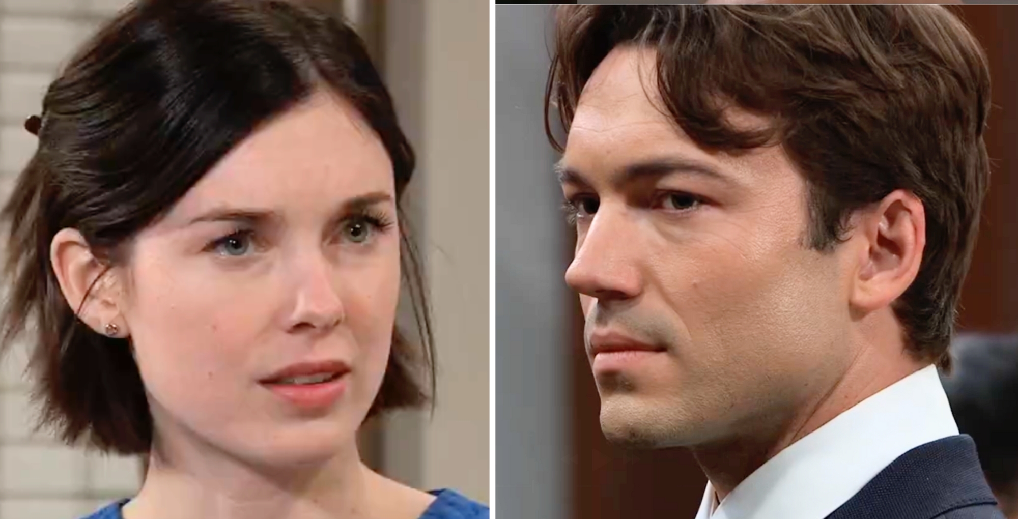 General Hospital's Willow and Michael.