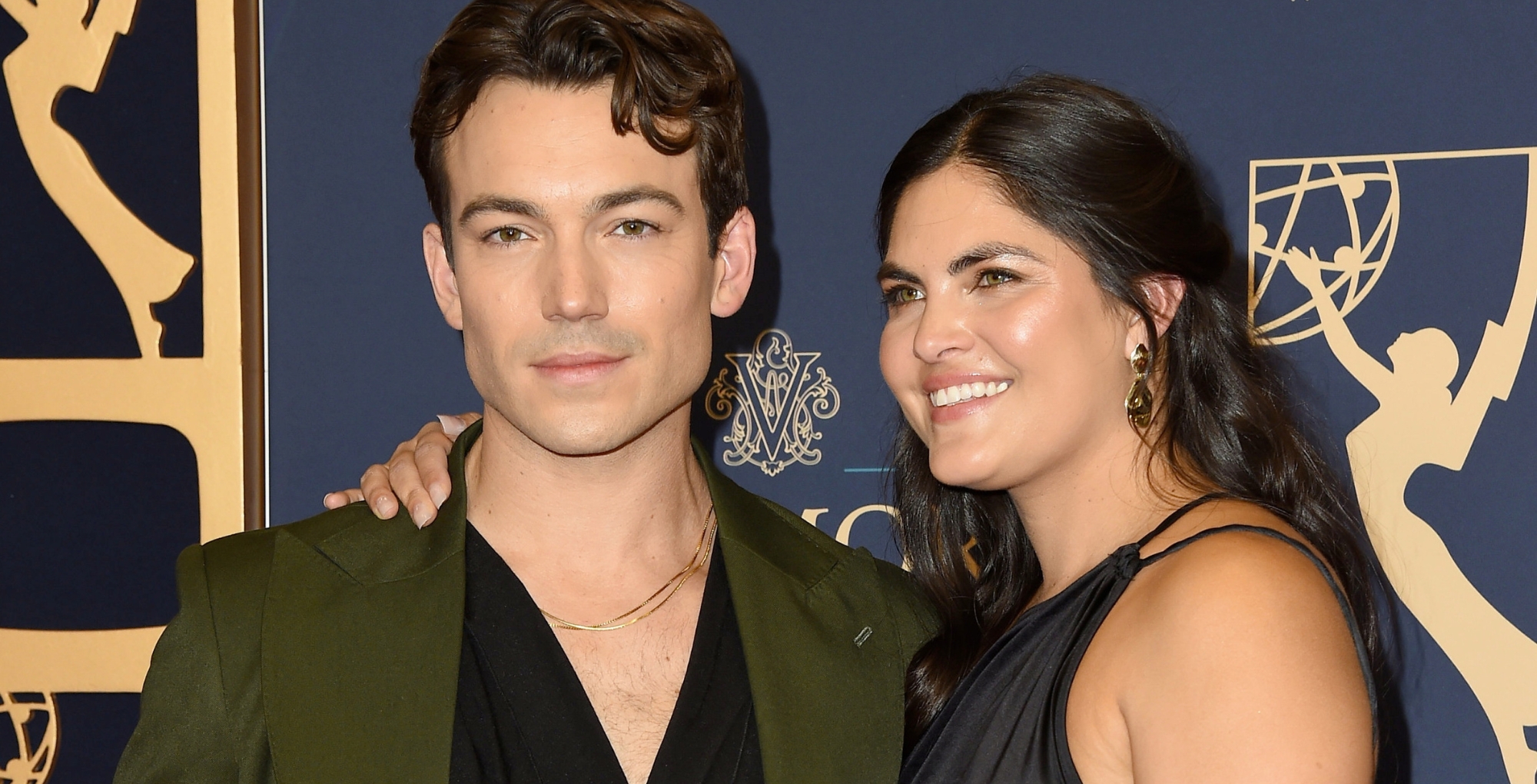 General Hospital's Rory Gibson with fiancé, Alicia Ruelas.