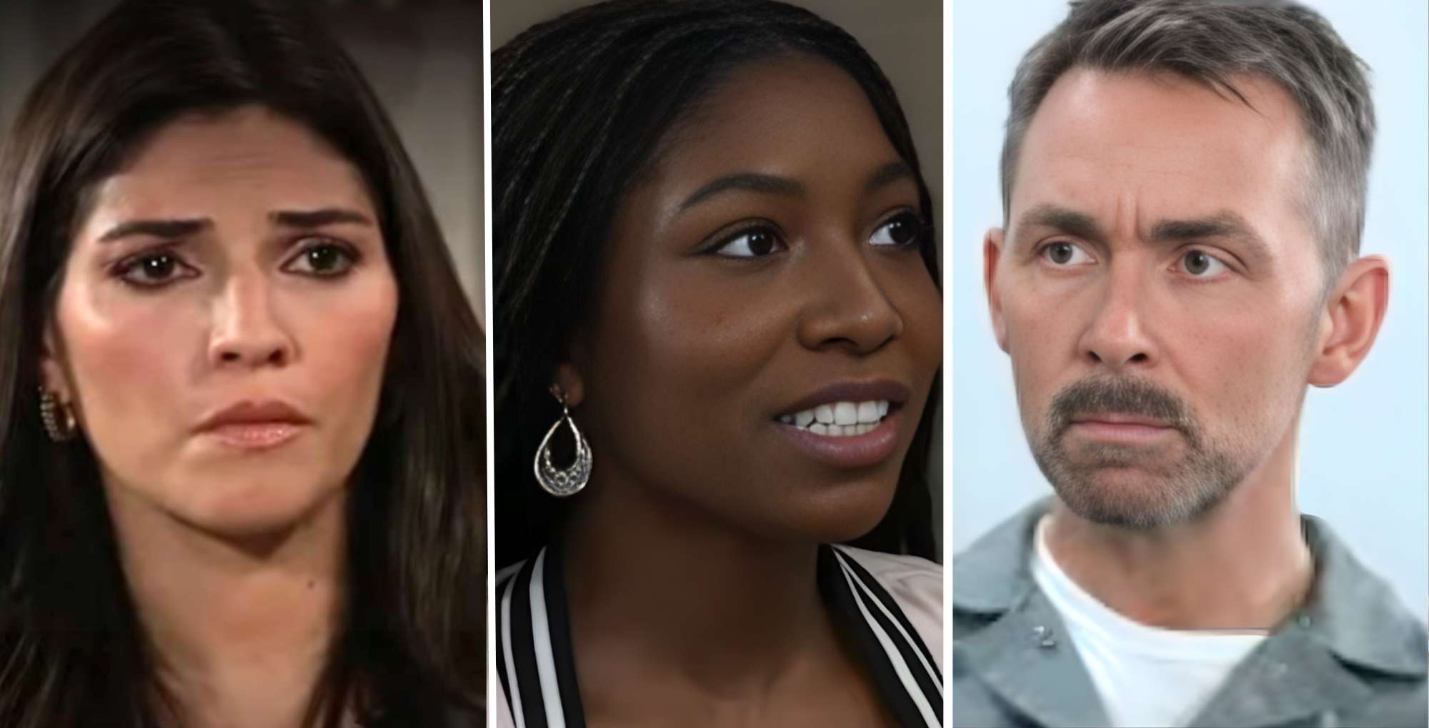 Brook Lynn, Trina, and Valentin on General Hospital