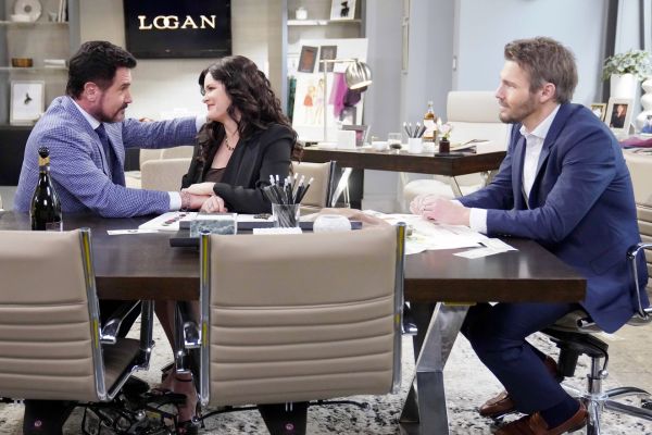 Bold and the Beautiful Bill, Katie, and Liam.