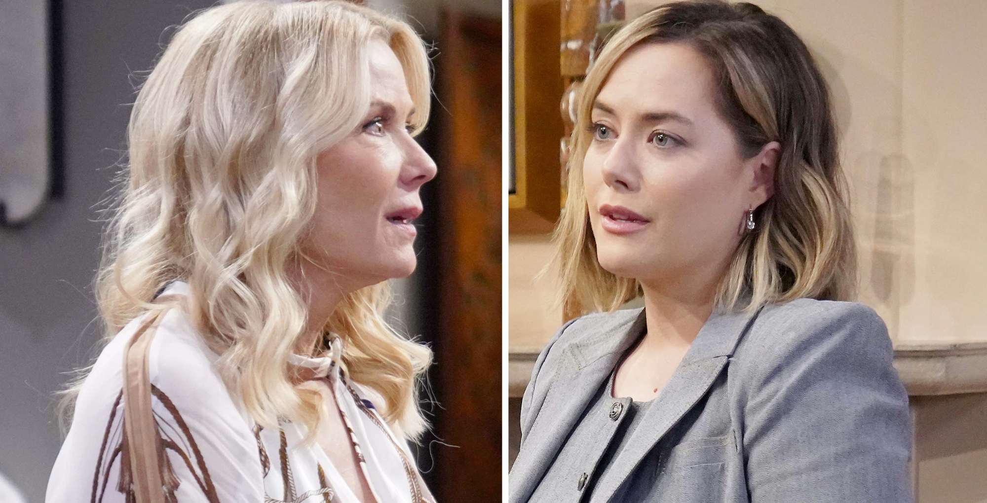 The Bold and the Beautiful's Brooke and Hope.