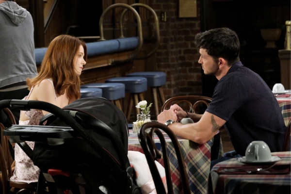 Days of our Lives spoilers photos May 5 Joy and Alex and her baby.