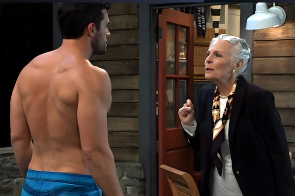 General Hospital's Tracy and Ethan.