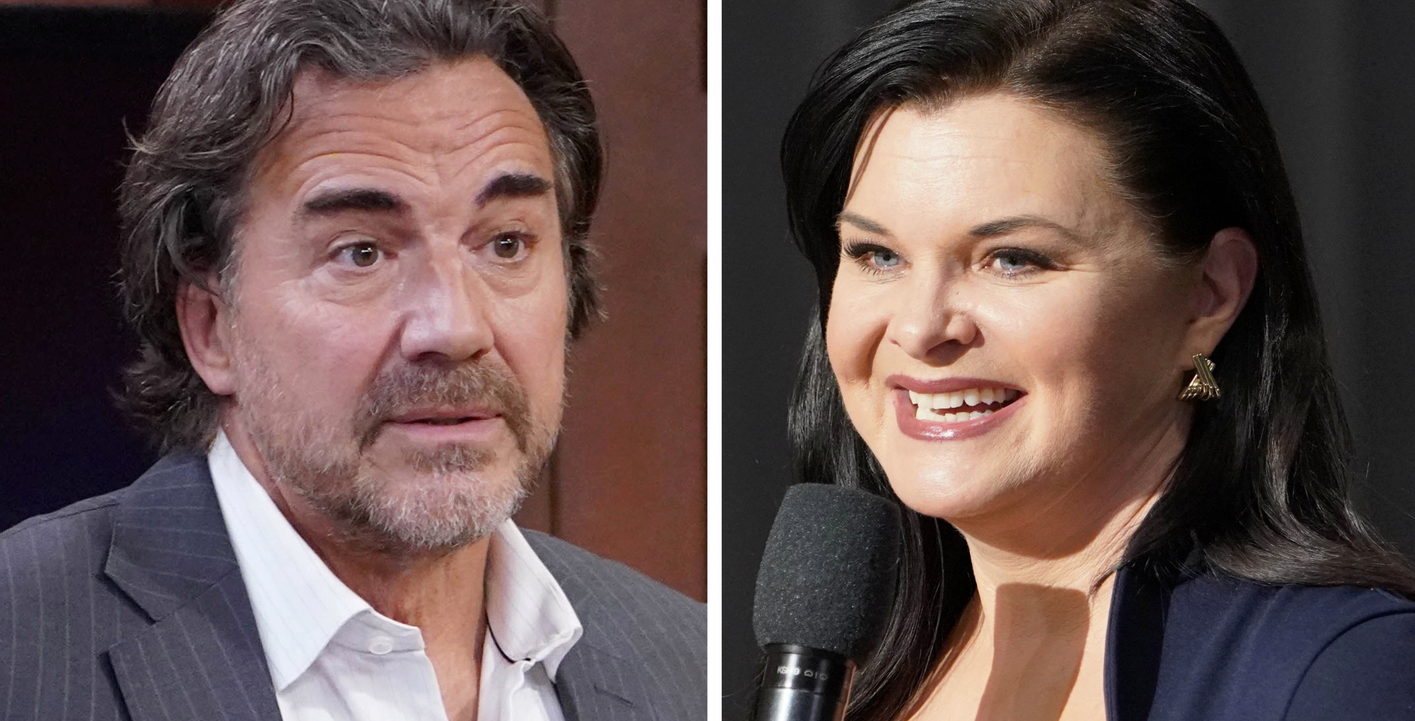 Thorsten Kaye as Ridge Forrester and Heather Tom as Katie Logan on Bold and the Beautiful