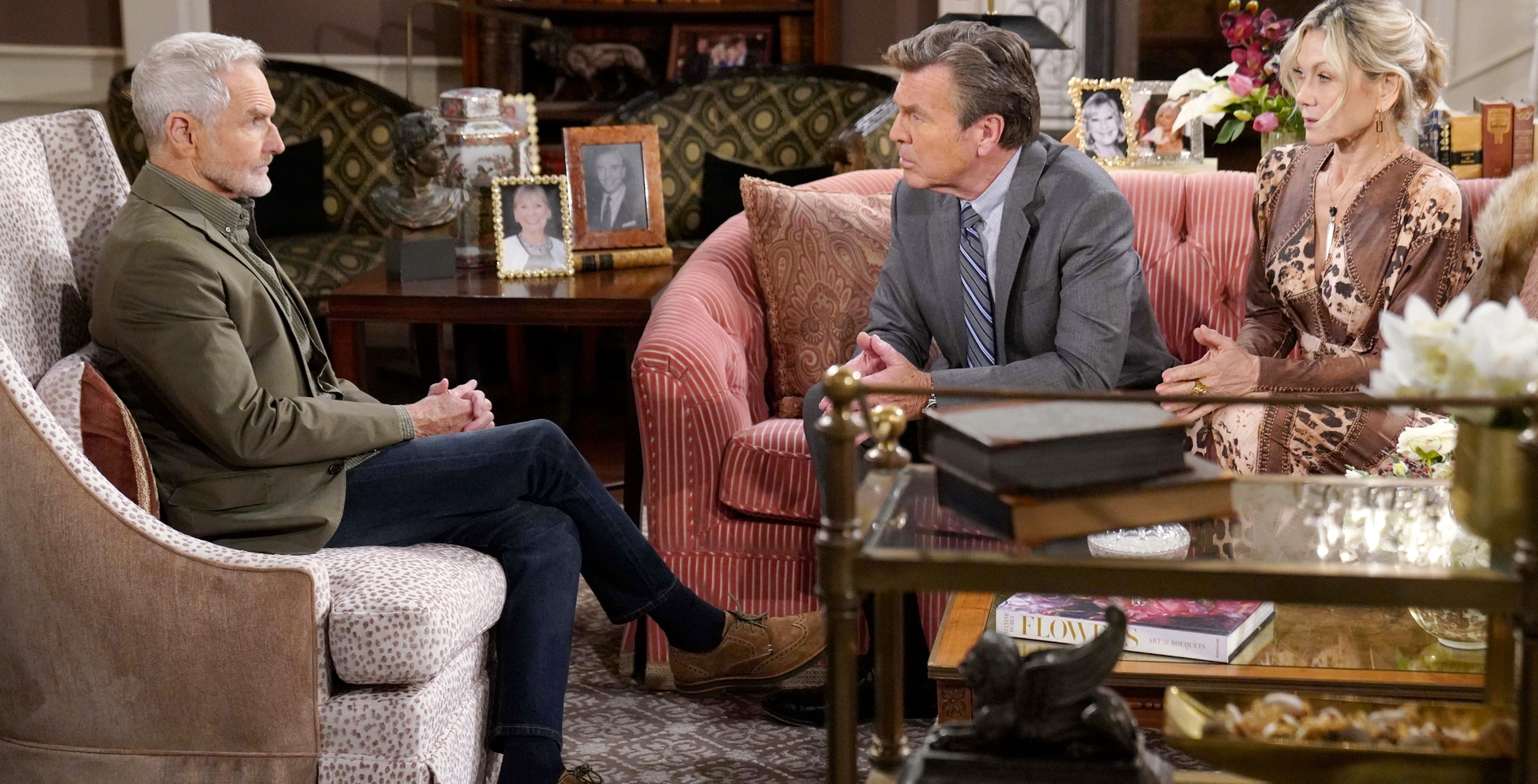 Jack, Patty, and Dr. Laurence Markham are featured in the photo preview for The Young and the Restless, Monday, June 22, 2026.