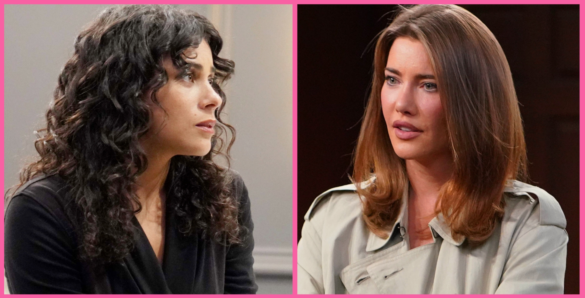 Murielle Hilaire as Daphne Rose and Jacqueline MacInnes Wood as Steffy Forrester on Bold and the Beautiful