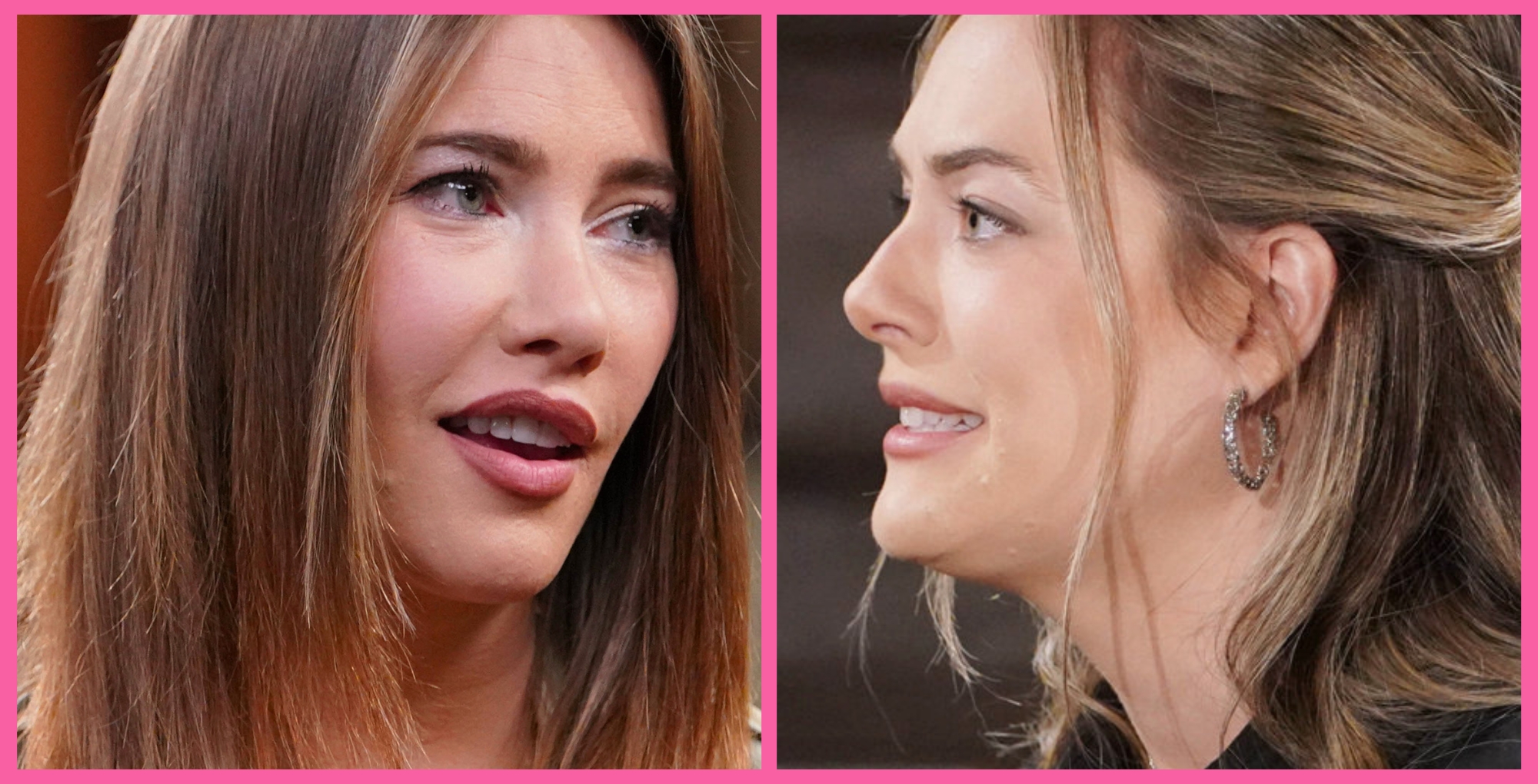 Steffy and Hope on Bold and the Beautiful.