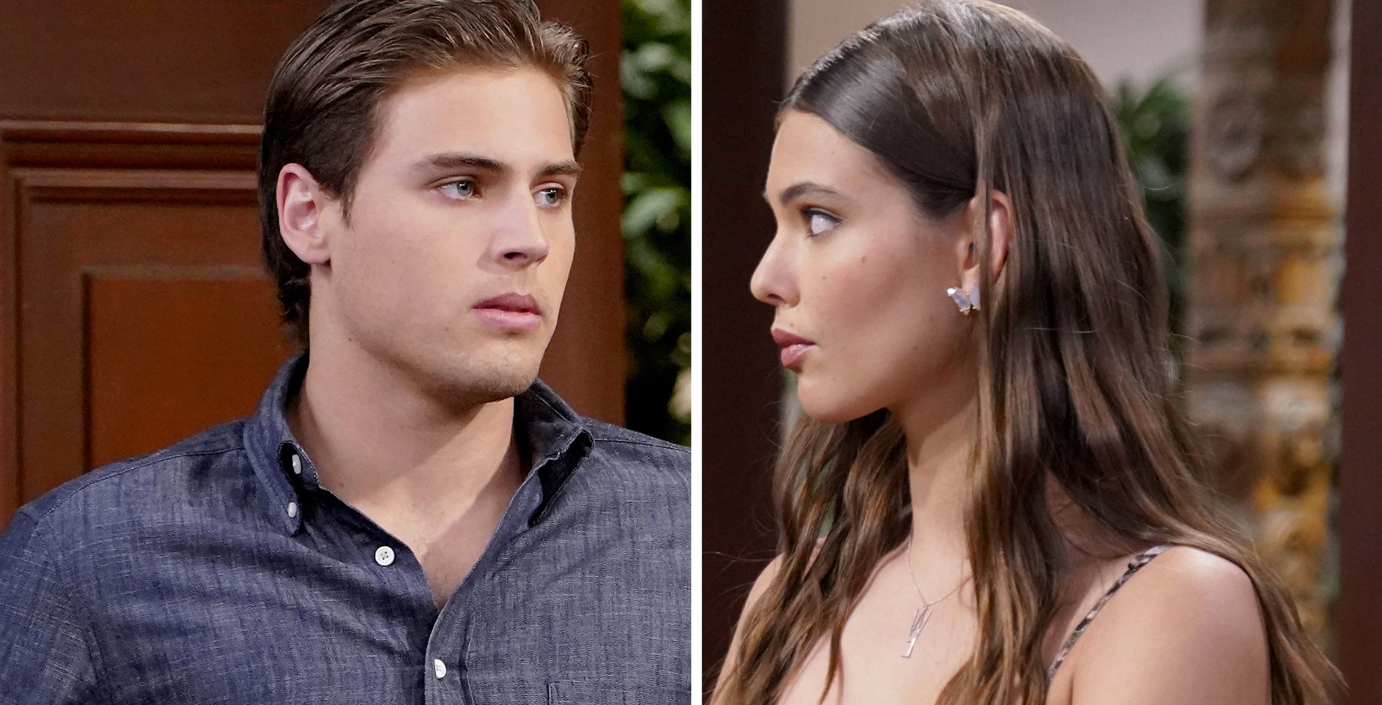 Crew Morrow as Will Spencer and Laneya Grace as Electra Forrester on Bold and the Beautiful
