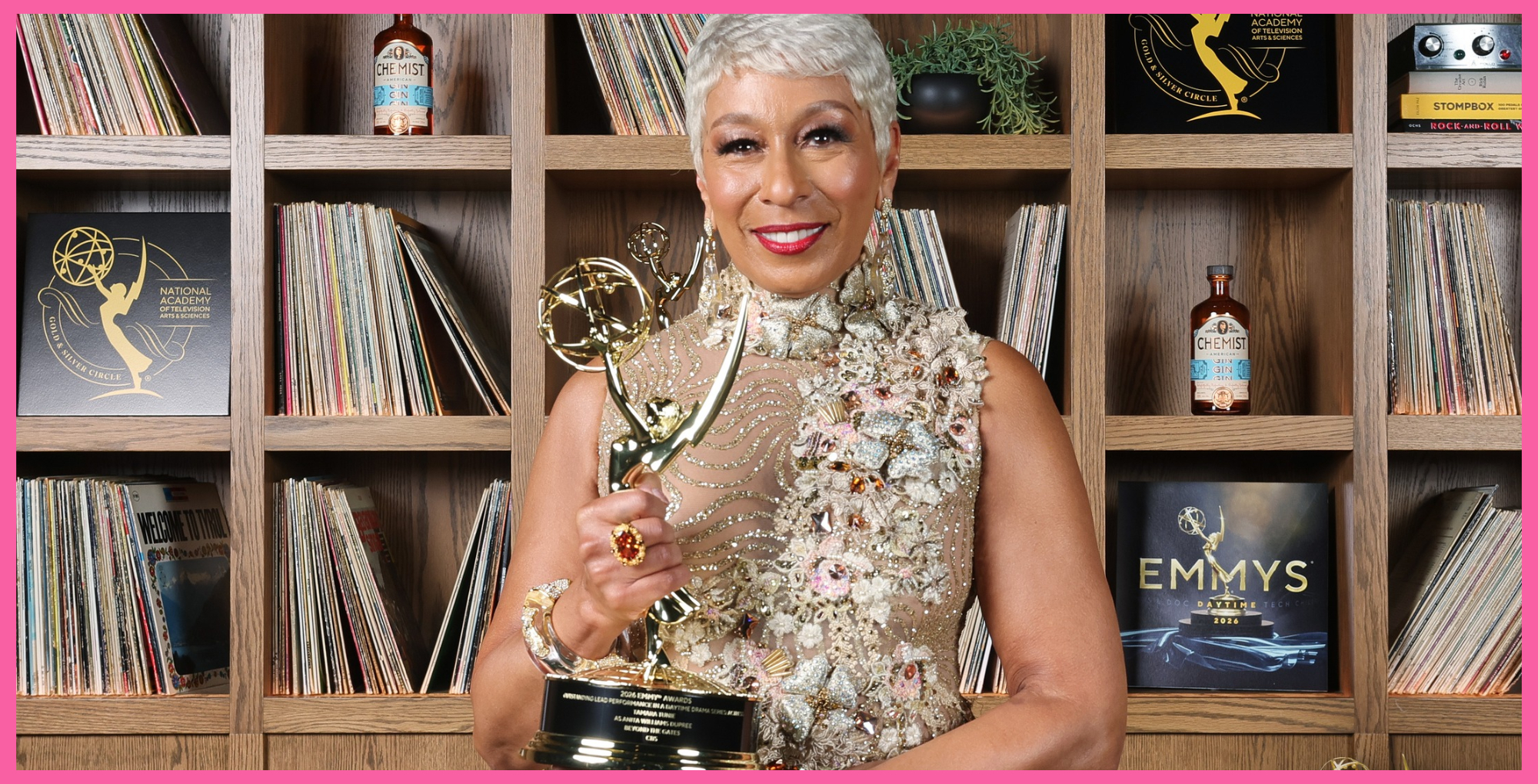 Daytime Emmy 2026 Best Actress Winner Tamara Tunie.